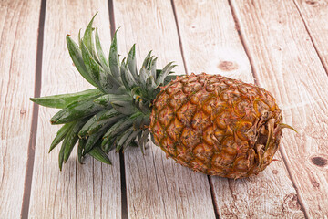 Ripe sweet juicy pineapple fruit