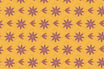 Gold Symmetry Geometric Seamless Pattern