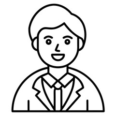 Fototapeta premium Personal Finance Icon Line Art