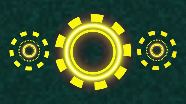 HUD Screen UI System Dashboard Display Panel Vector. Abstract Cockpit, Radar Virtual Cyber Control Display Concept For Game App UI Illustration.