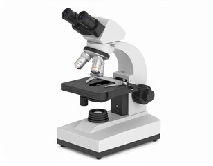 a microscope with white background