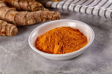 Indian tumeric cumin dry powder