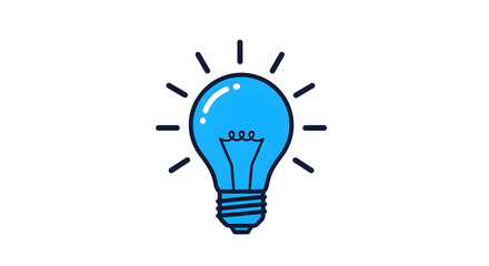 "Lightbulb Idea Moment Representing Innovation and Insight"