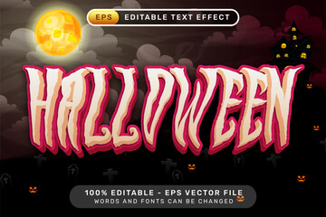 halloween text effect and editable text effect with halloween background