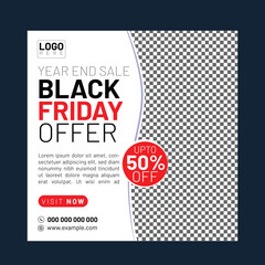 Black Friday Offer: Year-End Sale Advertisement