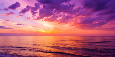 Obraz premium sunset on the beach