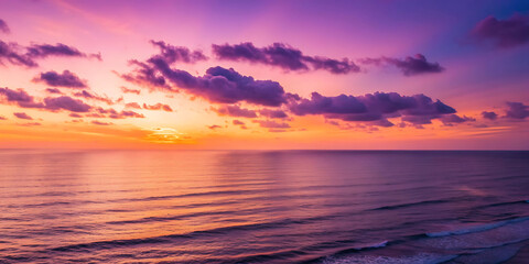 Fototapeta premium sunset on the beach