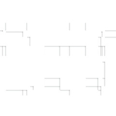 Abstract geometric pattern with layered lines and shadows.