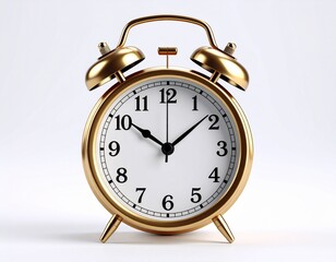White Vintage Alarm Clock