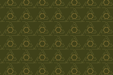 Gold Symmetry  Seamless Pattern Golden Ratio