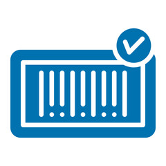 barcode approval icon