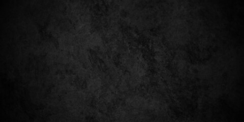 Grunge smooth studio backdrop dark grey black wall chalkboard concrete grunge stone slate background texture. Black texture chalk board and black board.	
