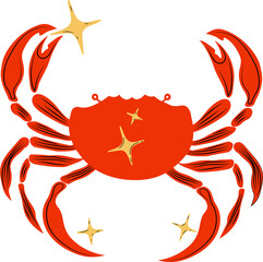 Cancer Horoscope Symbol with a Magical and Modern Design