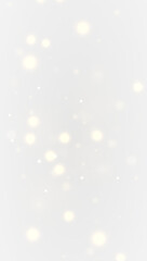 Shiny dust particles glowing with magic sparkle, yellow flare and elegant celebration decoration png.