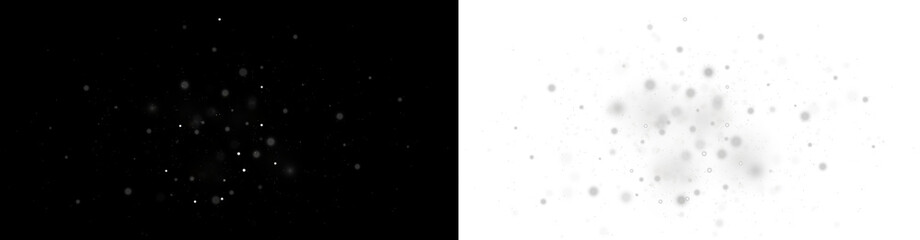 Shiny dust particles glowing with magic sparkle, colored flare and elegant celebration decoration png. Bright colored stardust glowing with sparkling light, magical effect and festive christmas backg