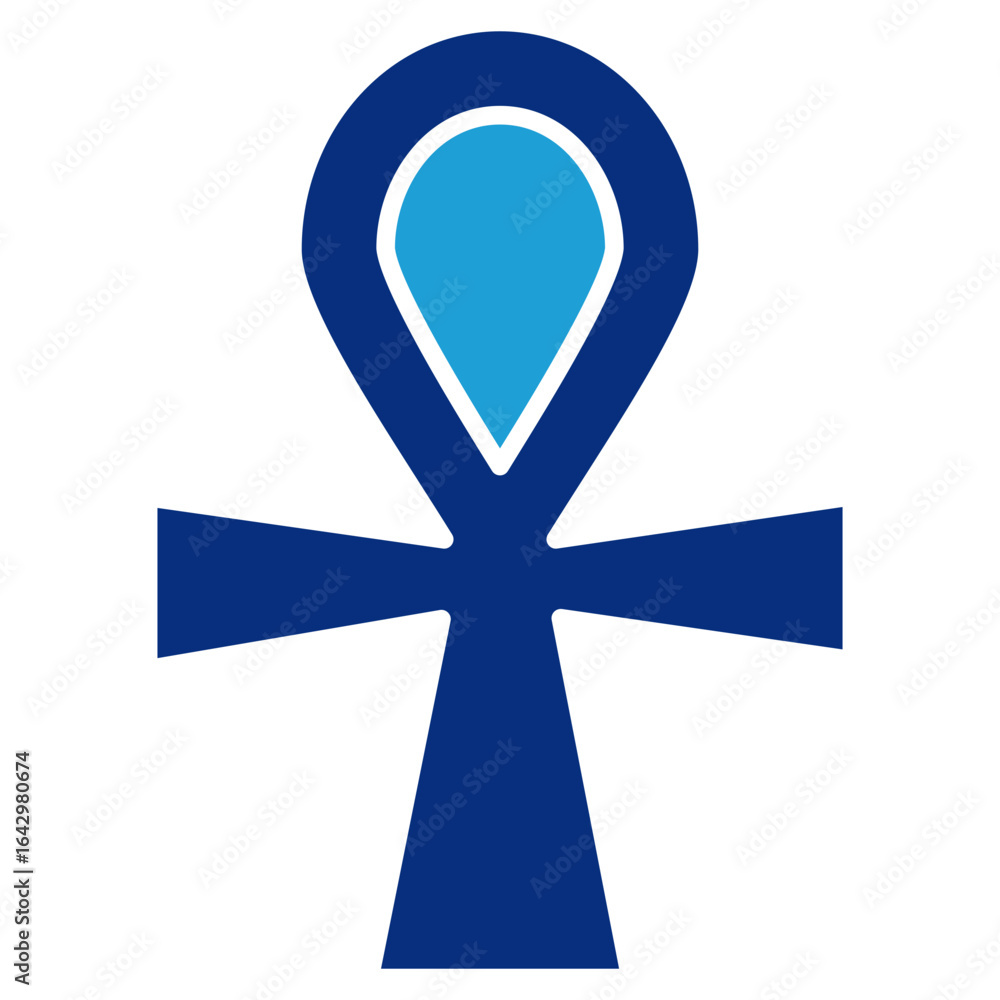 Poster immortality icon element for design