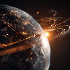 Earth in cosmic energy field