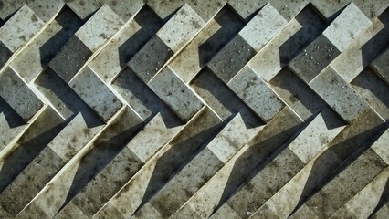 Zig Zag Cement Pattern