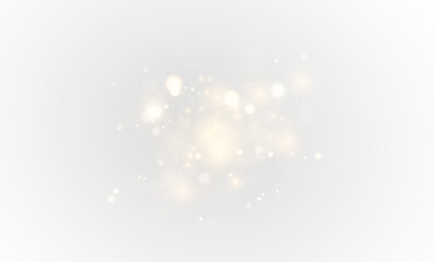 Magical yellow glitter dust with sparkling light, bright glow and christmas festive effect png. Glowing yellow dust with magic sparkle, bright flare and holiday celebration background png.