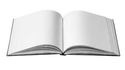 Blank spiral notebook isolated on transparent background — high-resolution PNG cutout of an empty notepad ideal for digital scrapbooking, branding mockups, school or office stationery design