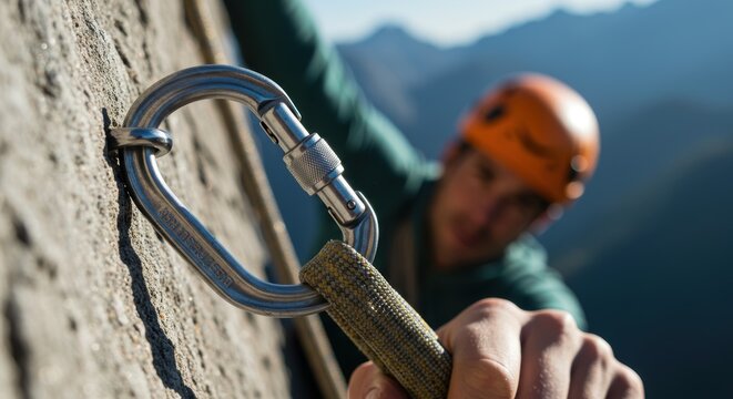 Safety Equipment For Rock Climbing And Mountaineering

