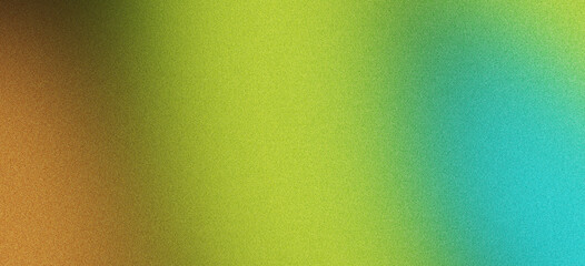 Abstract gradient background with brown, green, and teal colors.