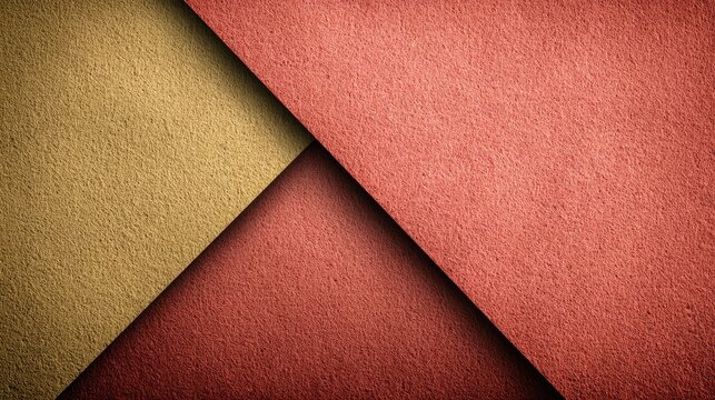 Abstract textured background with gold and red tones forming geometric shapes