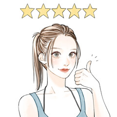 星5つ評価_フィットネス系ver.