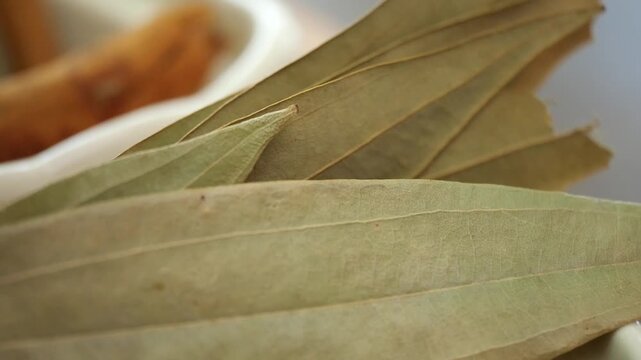 bay leaves and spices
