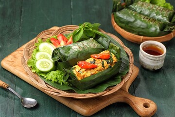 Nasi bakar (Indonesian for 