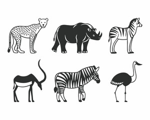 set of animals