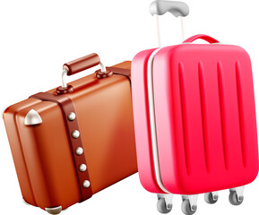 Stylish 3D Luggage for Every Traveler