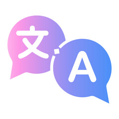 translater Gradient icon