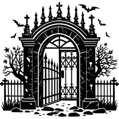 Fototapeta premium wrought iron gates