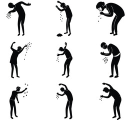 throw man vector