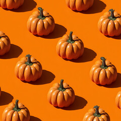 Halloween Pumpkin Layout Material - Festival Marketing & Neat Arrangement Scene