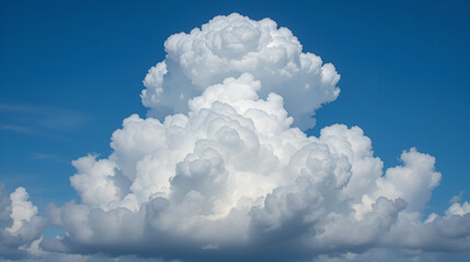 a cumulonimbus cloud on blue sky background ep29