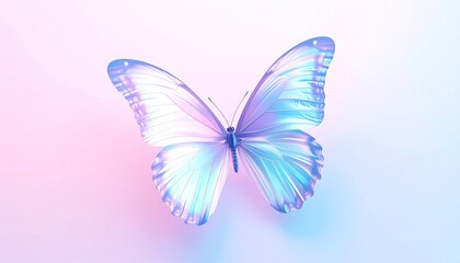 Pastel Butterfly: A Dreamlike Image