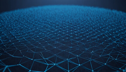abstract blue background with net