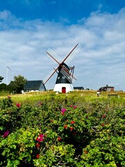 Mando one of the Danish Wadden Sea islands, Mandø Mill is the island's tallest building