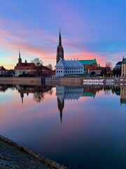 The Cathedral Island, the oldest part of the city of Wroclaw