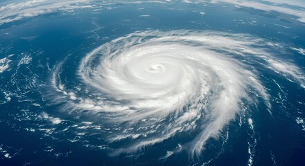 Powerful Hurricane Over the Ocean, Tropical Storm Erin