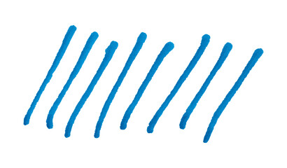 Realistic rough marker. Ink line. Drawing drawn with marker on white isolated background. Hand painted. Marker on paper isolated on white background.