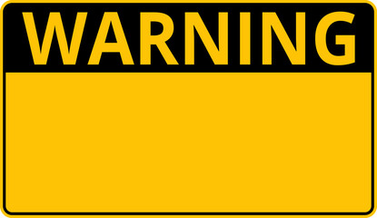 Warning caution danger signs. Attention sign, warning sign, caution sign, danger sign. Exclamation mark. Yellow warning caution sign text space area message box sticker label goods commodity.