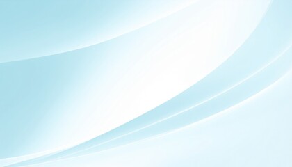 Fototapeta premium Dynamic blue waves flowing across a soft gradient background abstract art digital design minimalist style artistic viewpoint