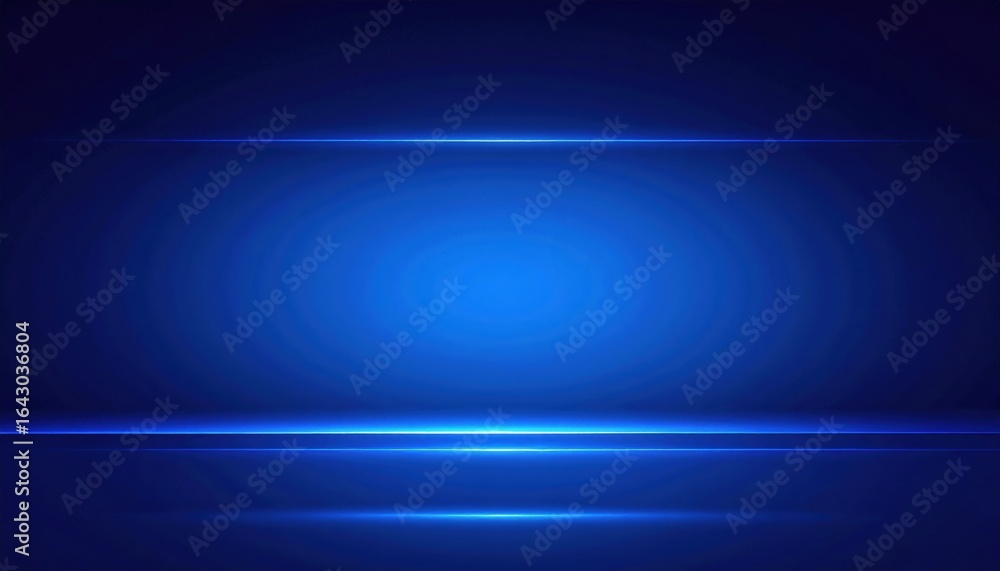 Poster dynamic blue light display abstract design digital art modern environment wide angle view conceptual