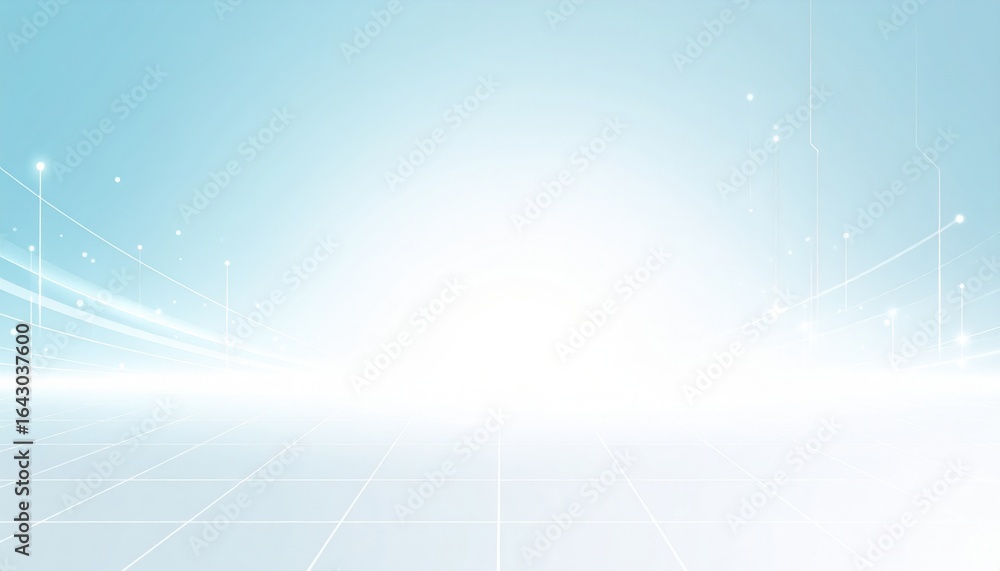 Poster dynamic futuristic light display digital space abstract image modern environment aerial view concept