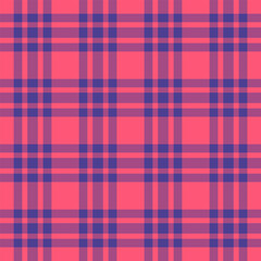 Vibrant coral and periwinkle plaid pattern.  Perfect for textile design, website backgrounds, or fashion projects.