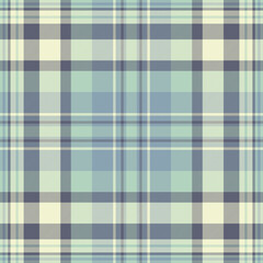 Subtle pastel plaid pattern in calming blues and creams. Perfect for textile design, website backgrounds, or stationery.  Evokes feelings of serenity and classic style.