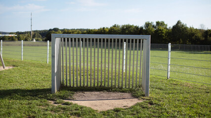 playground without children, children's playground, swing, slide